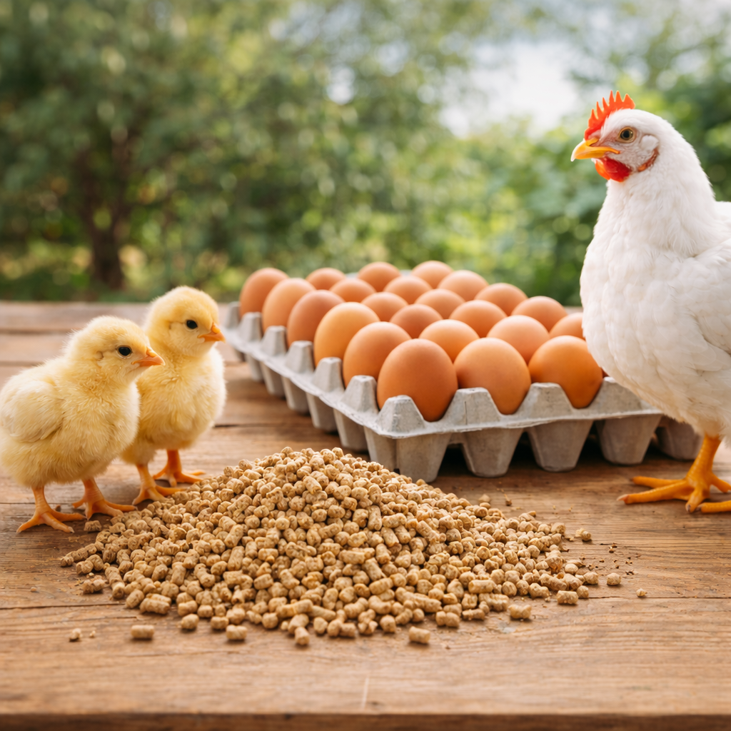 Poultry feed handling and care operations