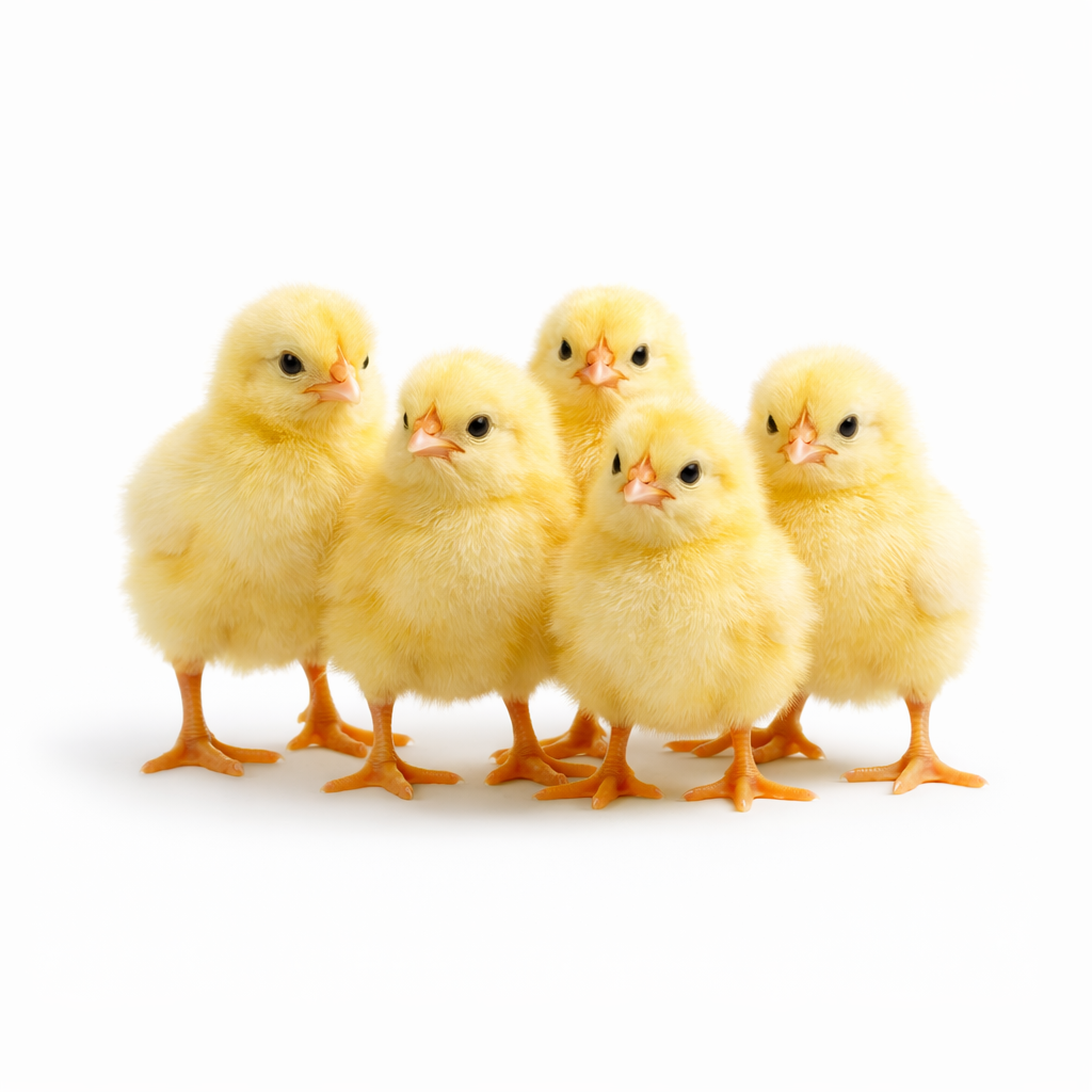 Day-old broiler chicks